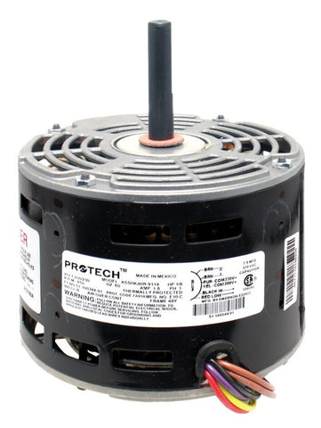 51-100344-01 OEM Rheem, Ruud, Sure Comfort, Weather King,  Blower Motor 1/6HP 1PH 2SPD 208/230V 825RPM