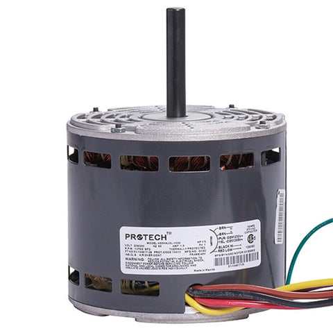 51-104817-09 OEM Rheem, Ruud, Sure Comfort, Weather King, Blower Motor 1/5HP 1PH 2SPD 208/230V 1075RPM
