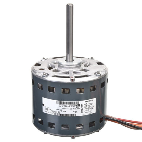 51-21543-01 OEM Rheem, Ruud, Sure Comfort, Weather King, Blower Motor 1/4HP 1PH 2SPD 208/230V 825RPM