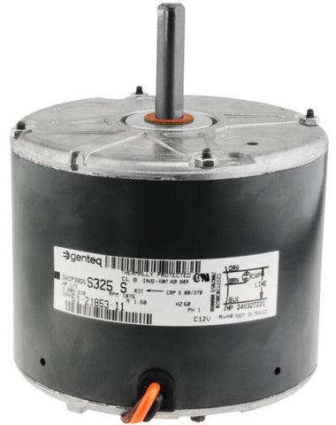 51-21853-11 OEM Rheem, Ruud, Sure Comfort, Weather King, Condenser Motor 1/3HP 1PH 1SPD 208/230V 1075RPM
