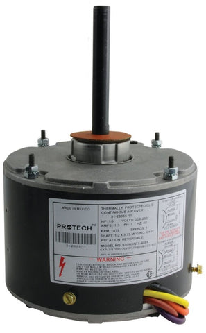 51-23055-11 OEM Rheem, Ruud, Sure Comfort, Weather King,  Condenser Motor 1/5HP 1PH 1SPD 208/230V 1075RPM