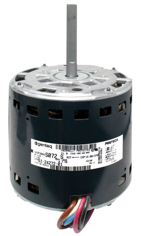 51-24272-01 OEM Rheem, Ruud, Sure Comfort, Weather King, Blower Motor 1/2HP 1PH 3SPD 120V 1075RPM