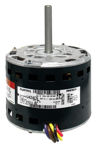 51-27211-02 OEM Rheem, Ruud, Sure Comfort, Weather King, Blower Motor 1/4HP 1PH 2SPD 208/220/230V 825RPM