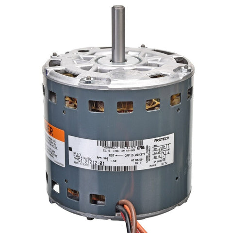 51-27212-02 OEM Rheem, Ruud, Sure Comfort, Weather King, Blower Motor 1/2HP 1PH 2SPD 460V 825RPM