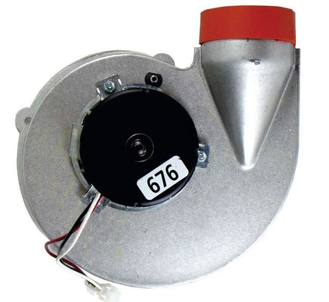 70-101888-01 OEM Rheem, Ruud, Sure Comfort, Weather King, Induced Draft Blower With Gasket 120V Discharge Right