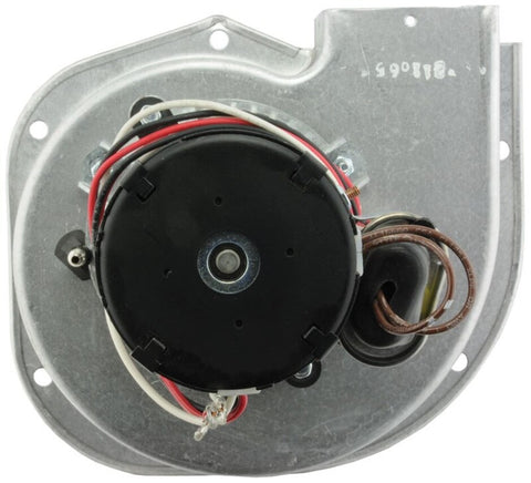 70-23641-04 OEM Rheem, Ruud, Sure Comfort, Weather King, Induced Draft Blower With Gasket 208,230V Discharge Right