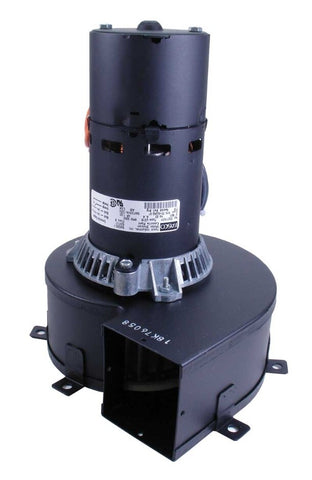 70-42242-01 OEM Rheem, Ruud, Sure Comfort, Weather King, Induced Draft Blower With Gasket 460V Discharge Left