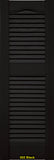 Mid-America, Vinyl Shutters, Louvered Shutters, Cathedral Top, Lengths 75"- 80", Widths 12" or 14.5"