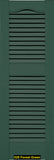 Mid-America, Vinyl Shutters, Louvered Shutters, Cathedral Top, Lengths 75"- 80", Widths 12" or 14.5"