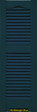 Mid-America, Vinyl Shutters, Louvered Shutters, Cathedral Top, Lengths 75"- 80", Widths 12" or 14.5"