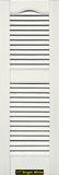 Mid-America, Vinyl Shutters, Louvered Shutters, Cathedral Top, Lengths 52"- 60", Widths 12" or 14.5"