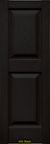 Mid-America, Vinyl Shutters, Raised Panel Shutters, Lengths 55"- 63", Widths 12" or 14 3/4"