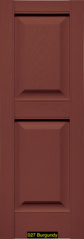 Mid-America, Vinyl Shutters, Raised Panel Shutters, Lengths 67"- 75", Widths 12" or 14 3/4"