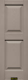 Mid-America, Vinyl Shutters, Raised Panel Shutters, Lengths 55"- 63", Widths 12" or 14 3/4"