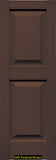 Mid-America, Vinyl Shutters, Raised Panel Shutters, Lengths 55"- 63", Widths 12" or 14 3/4"