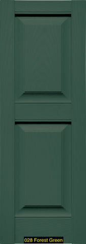 Mid-America, Vinyl Shutters, Raised Panel Shutters, Lengths 80", Widths 12" or 14 3/4"