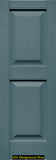 Mid-America, Vinyl Shutters, Raised Panel Shutters, Lengths 80", Widths 12" or 14 3/4"