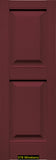 Mid-America, Vinyl Shutters, Raised Panel Shutters, Lengths 55"- 63", Widths 12" or 14 3/4"