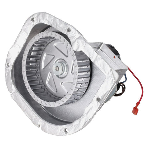 70-106080-02 OEM Rheem, Ruud, Sure Comfort, Weather King, Induced Draft Blower With Gasket 380-415 460V Discharge Left