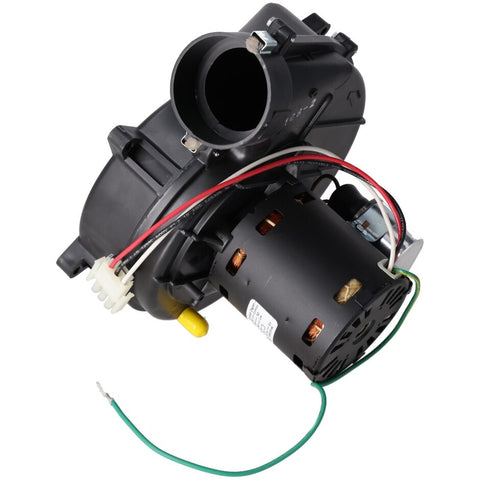 70-106080-01  OEM Rheem, Ruud, Sure Comfort, Weather King, Induced Draft Blower With Gasket 120V Discharge Right
