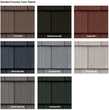 Vinyl Siding Foundry COLOR SAMPLES for 7" Split Shake and 7" Staggered Shake (Color Choice Required)