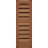 Mid-America, Vinyl Shutters, Louvered Shutters, Cathedral Top, Lengths 75"- 80", Widths 12" or 14.5"