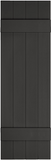 Mid-America, Vinyl Shutters, Board-n-Batten, Lengths 80", Width 14" ,4 Board Joined